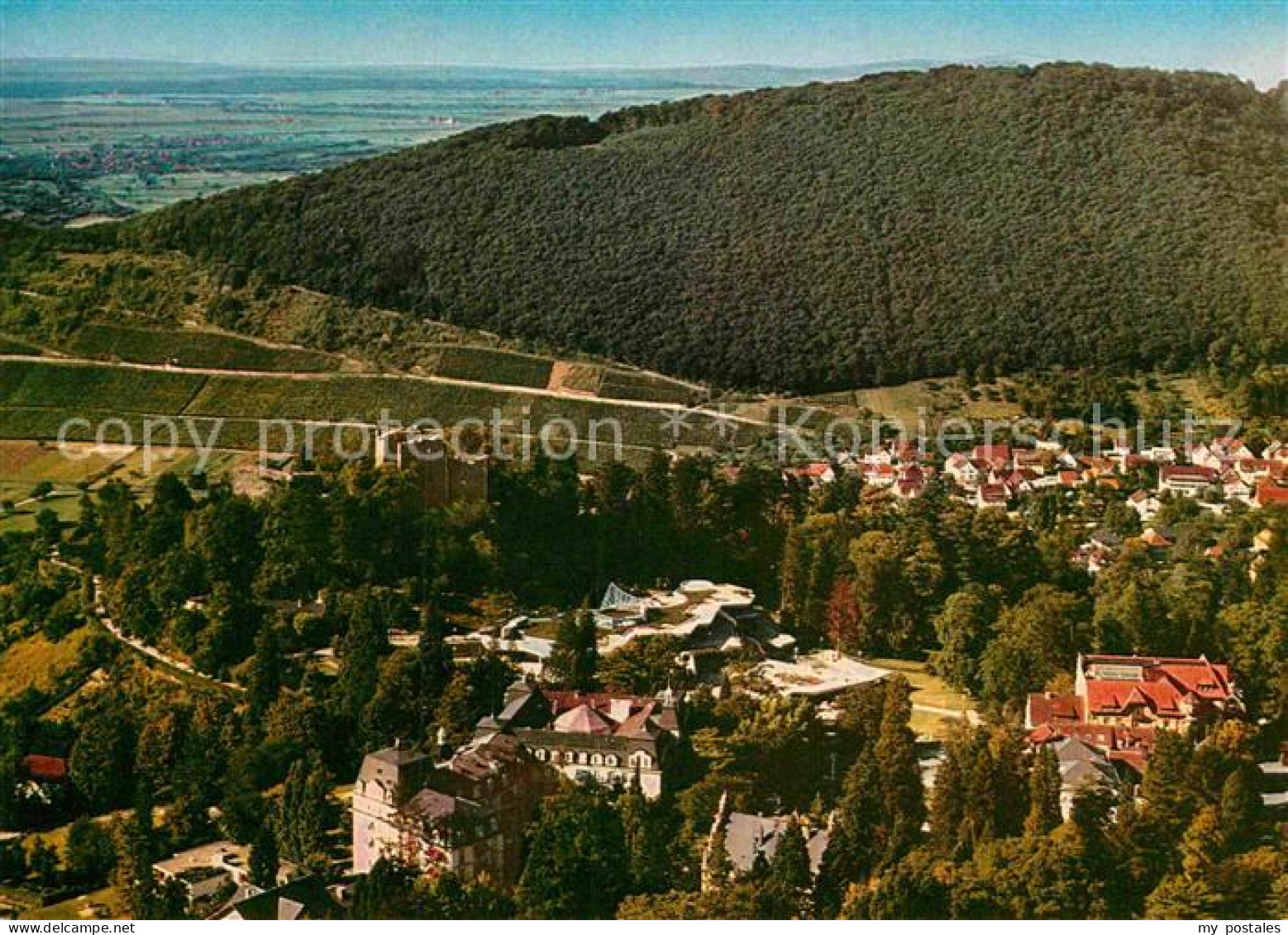 72878840 Badenweiler Kurhaus Heilbad Schwarzwald Fliegeraufnahme Badenweiler - Badenweiler