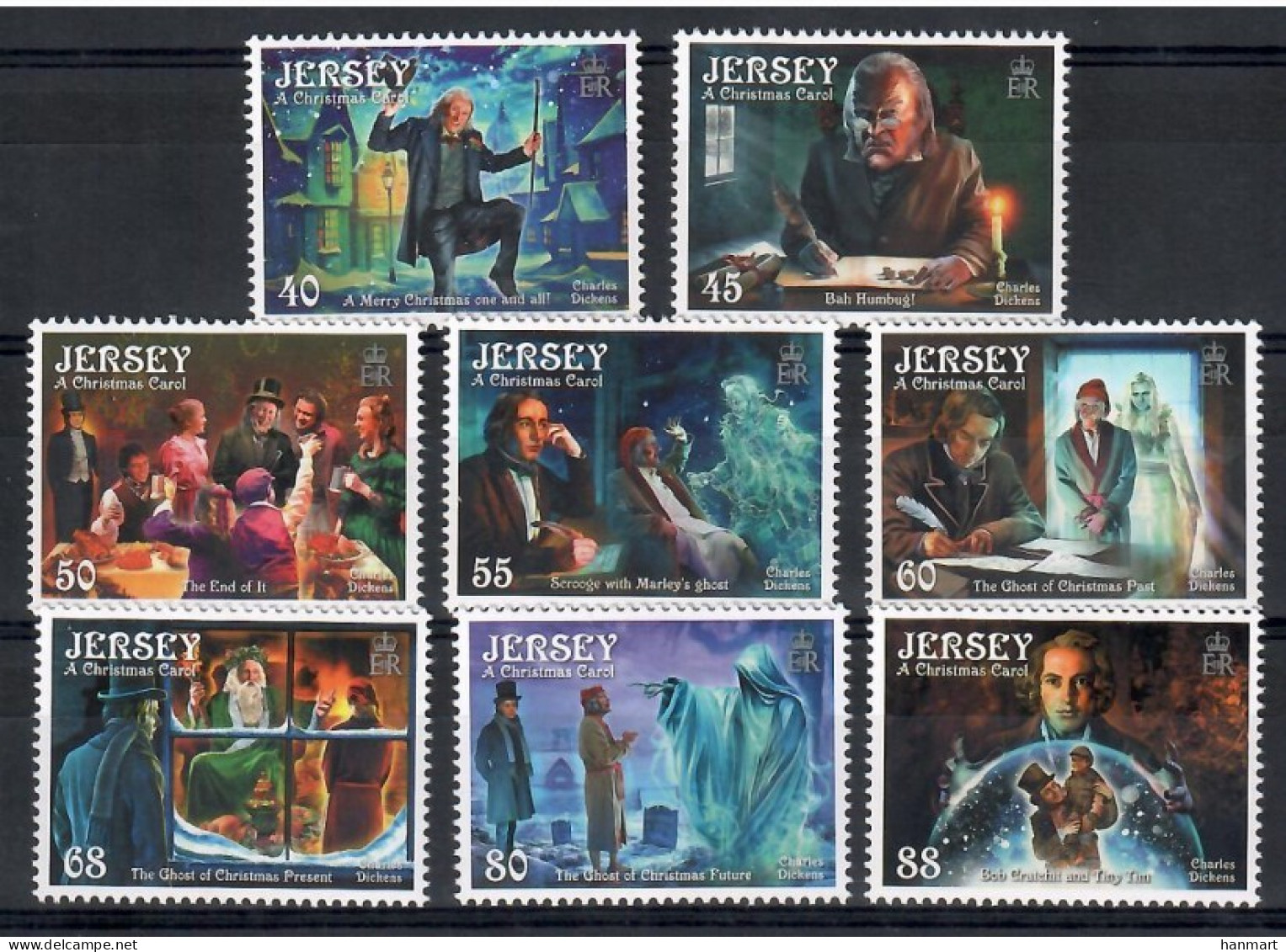 Jersey 2012 Mi 1687-1694 MNH  (ZE3 JRS1687-1694) - Christmas