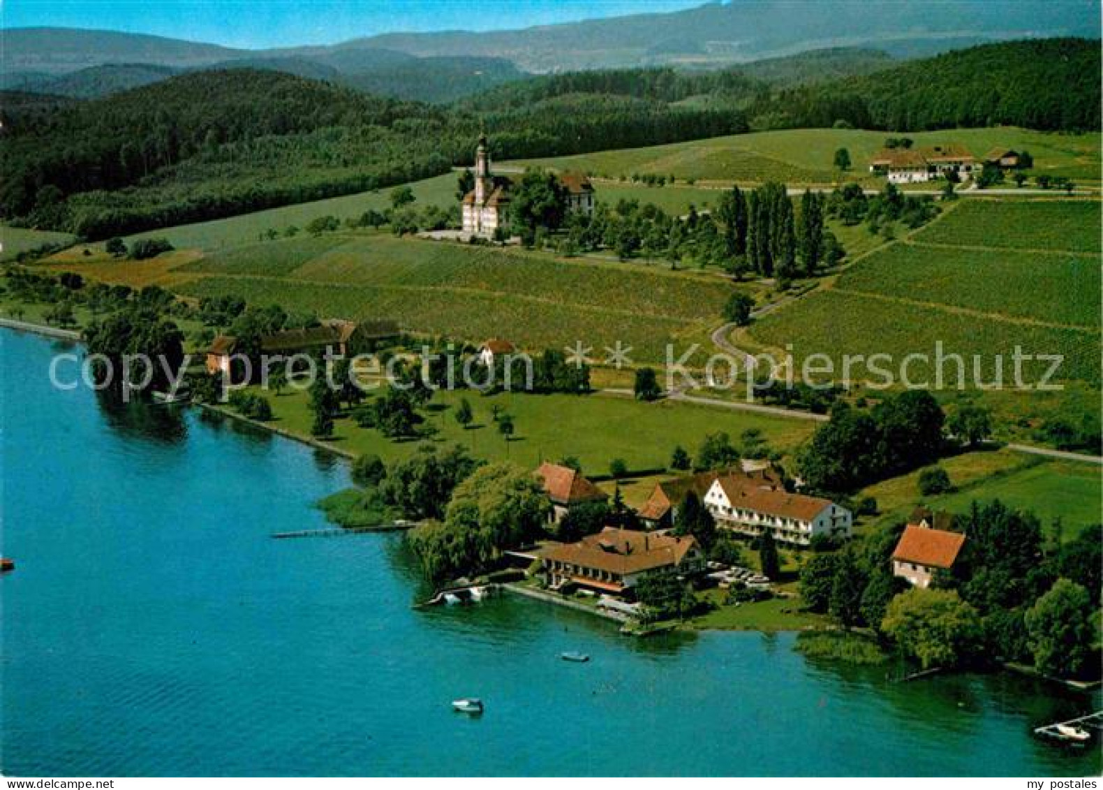 72878476 Birnau Fliegeraufnahme Kloster  Maurach - Other & Unclassified