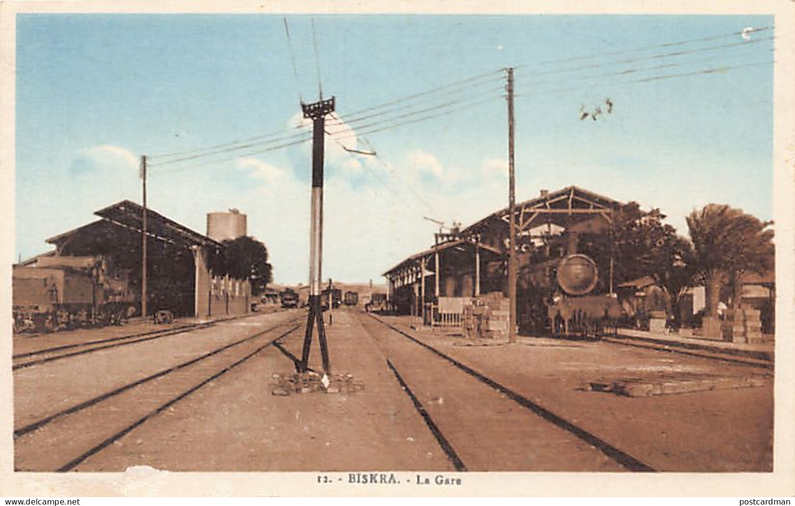 BISKRA La Gare - Locomotive - Biskra