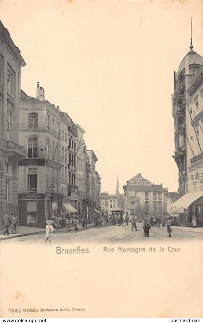 Belgique - BRUXELLES - Rue De La Montagne - Ed. W. Hoffmann 3064 - Autres & Non Classés