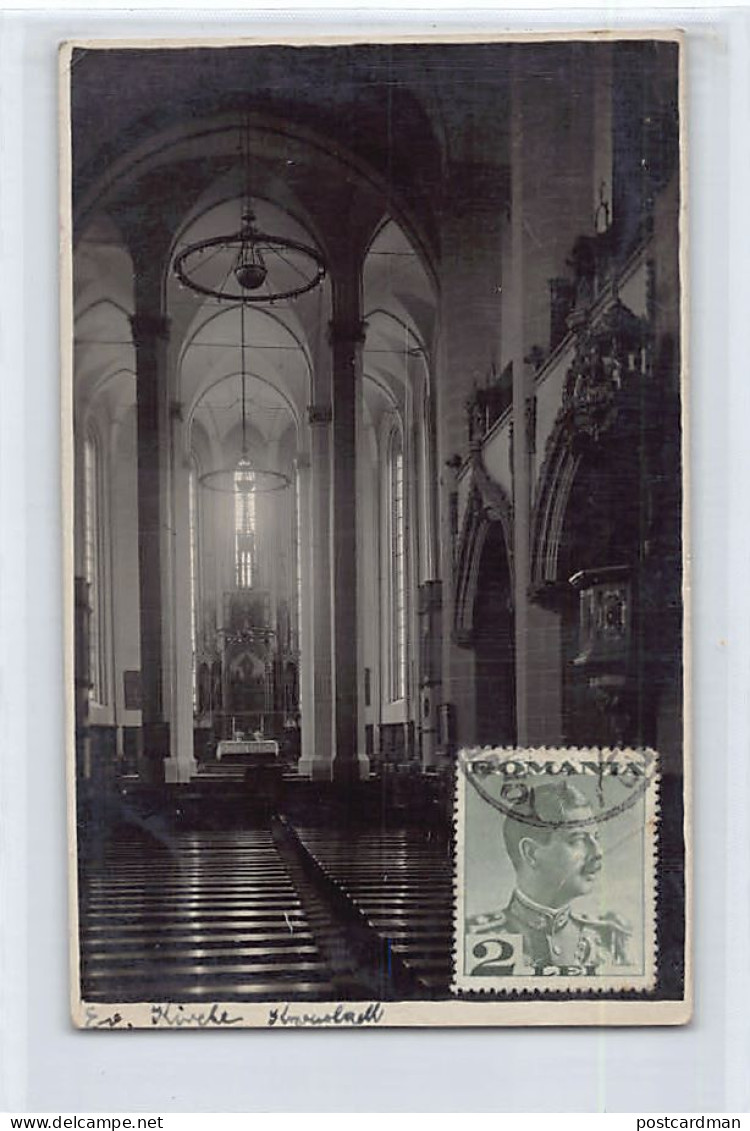 Romania - BRASOV - Inside The Evangelical Church - REAL PHOTO  - Rumänien