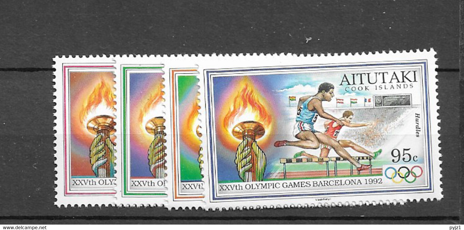 1992 MNH Aitutaki - Summer 1992: Barcelona