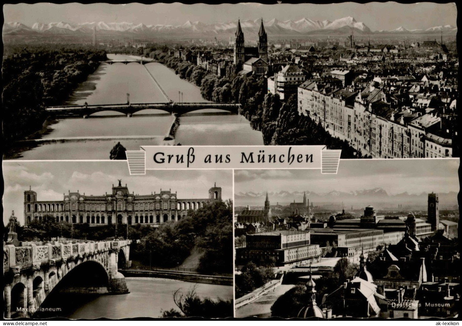 Ansichtskarte München Stadtteilansichten - 3 Bild 1972 - Muenchen