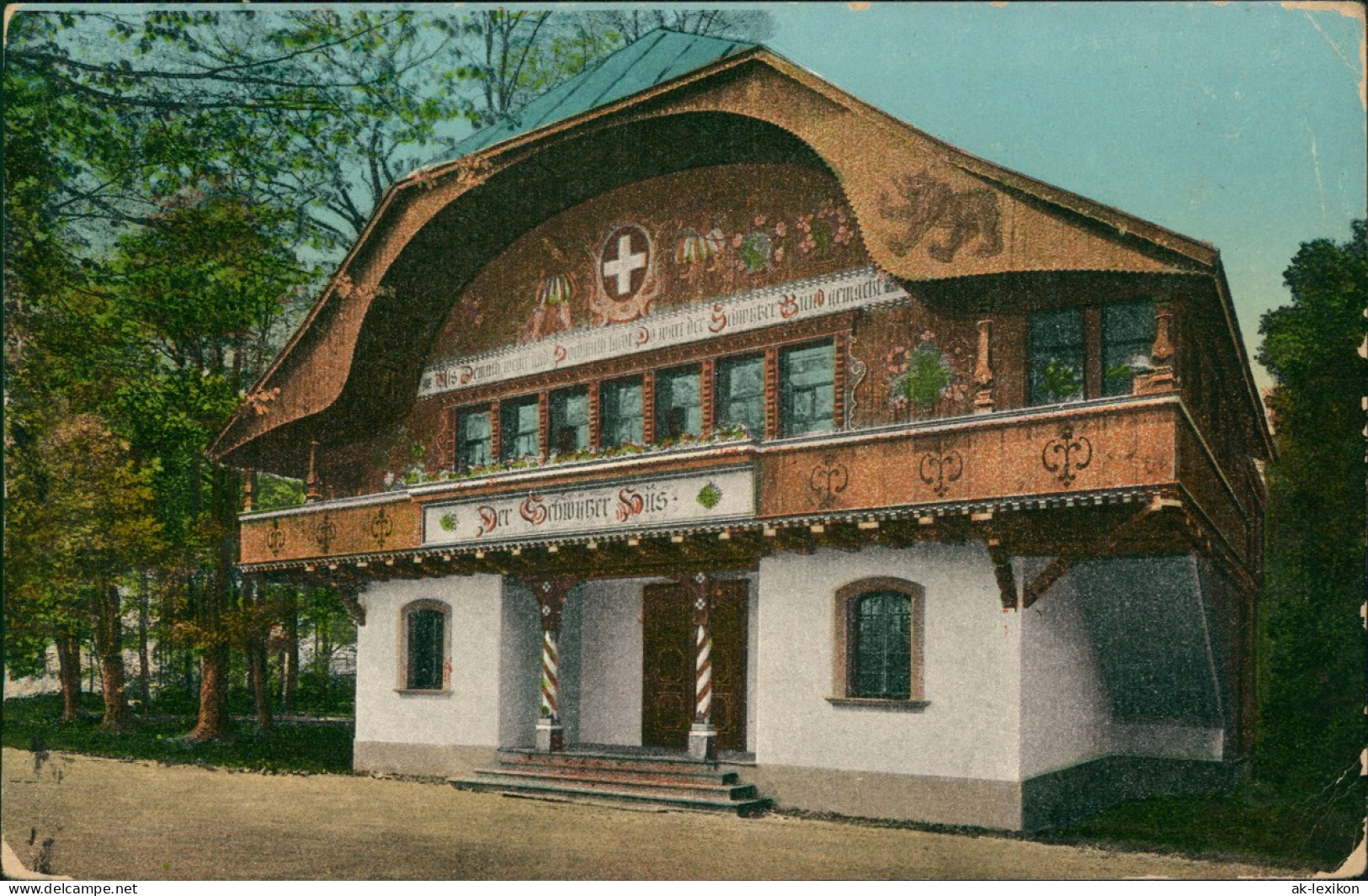 Dresden Intern. Hygiene-Ausstellung Schweizerischer Pavillon 1907 - Dresden