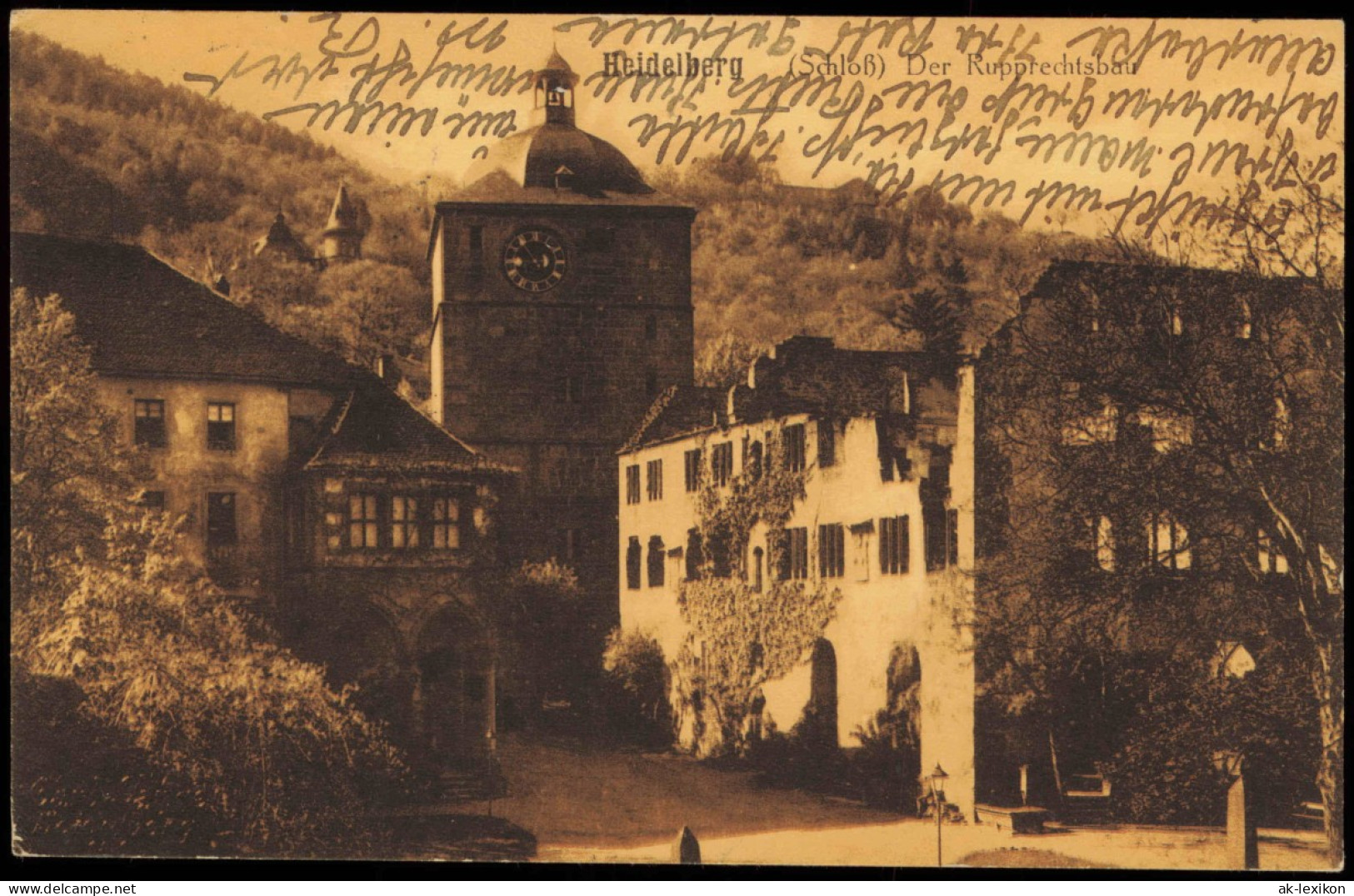 Ansichtskarte Heidelberg Heidelberger Schloss Rupprechtsbau 1916 - Heidelberg