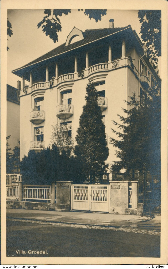 Ansichtskarte Bad Nauheim Stadtvilla - Terrassenstraße 1928 - Bad Nauheim