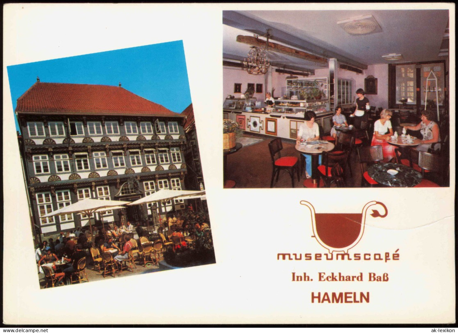 Hameln Mehrbildkarte Museumscafé Inh. Eckhard Baß Osterstraße 1970 - Hameln (Pyrmont)