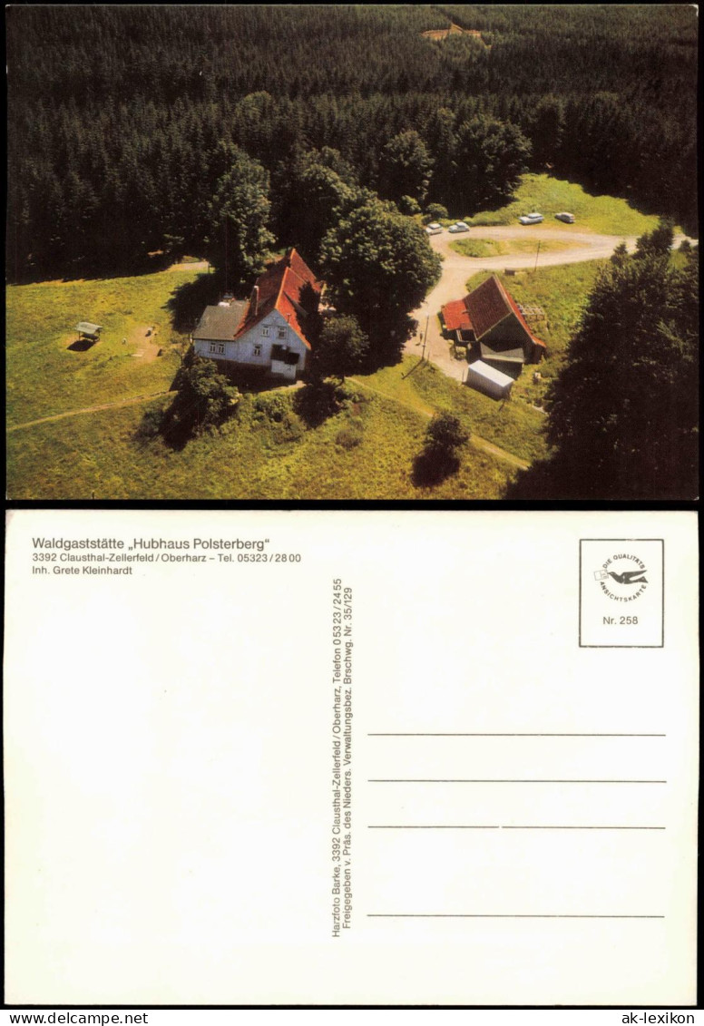 Clausthal-Zellerfeld Waldgaststätte Hubhaus Polsterberg Vom Flugzeug Aus 1970 - Clausthal-Zellerfeld