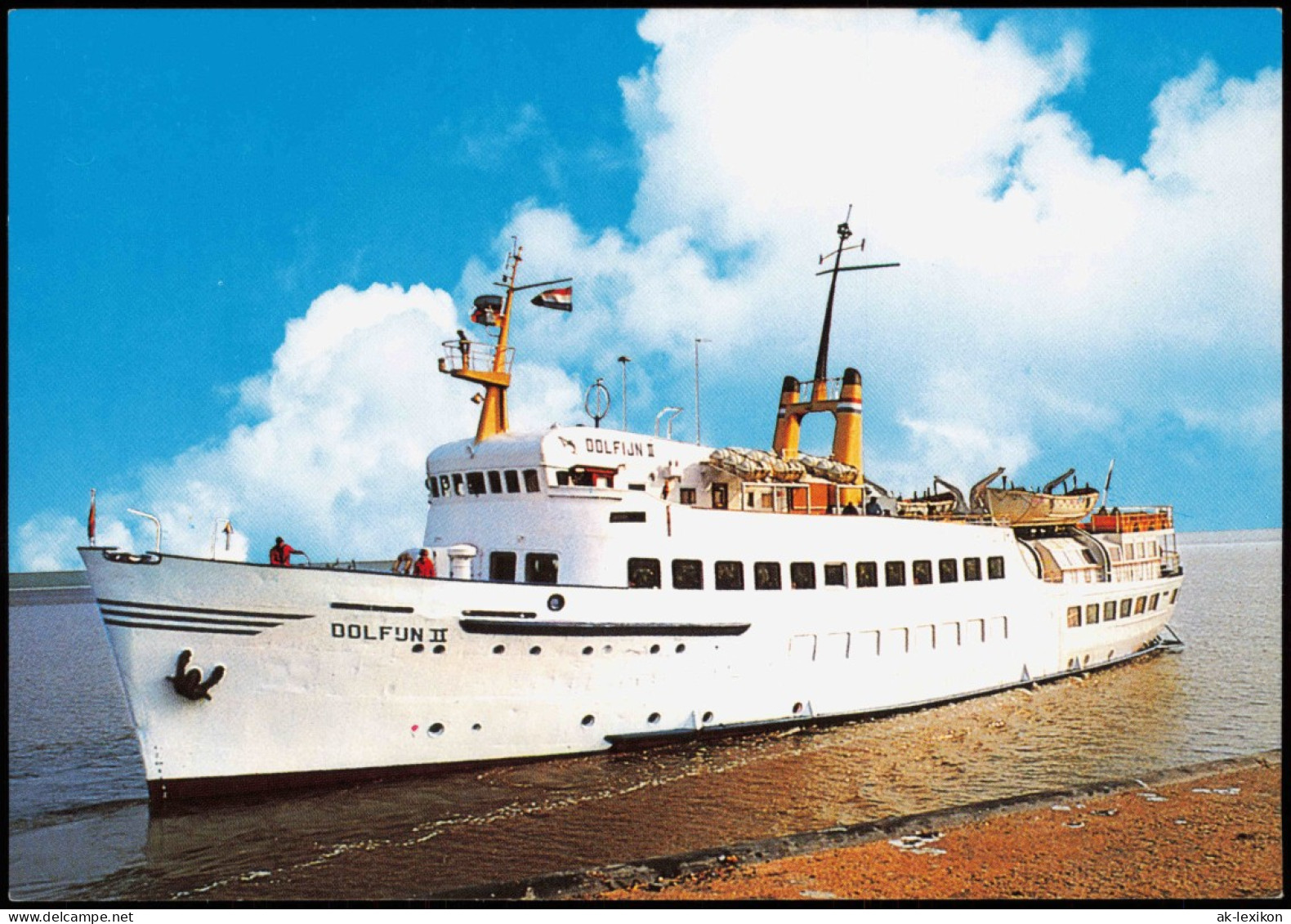 Ansichtskarte  Fahrgastschiff Personenschiffahrt Schiff M.S. Dolfijn II 1999 - Veerboten