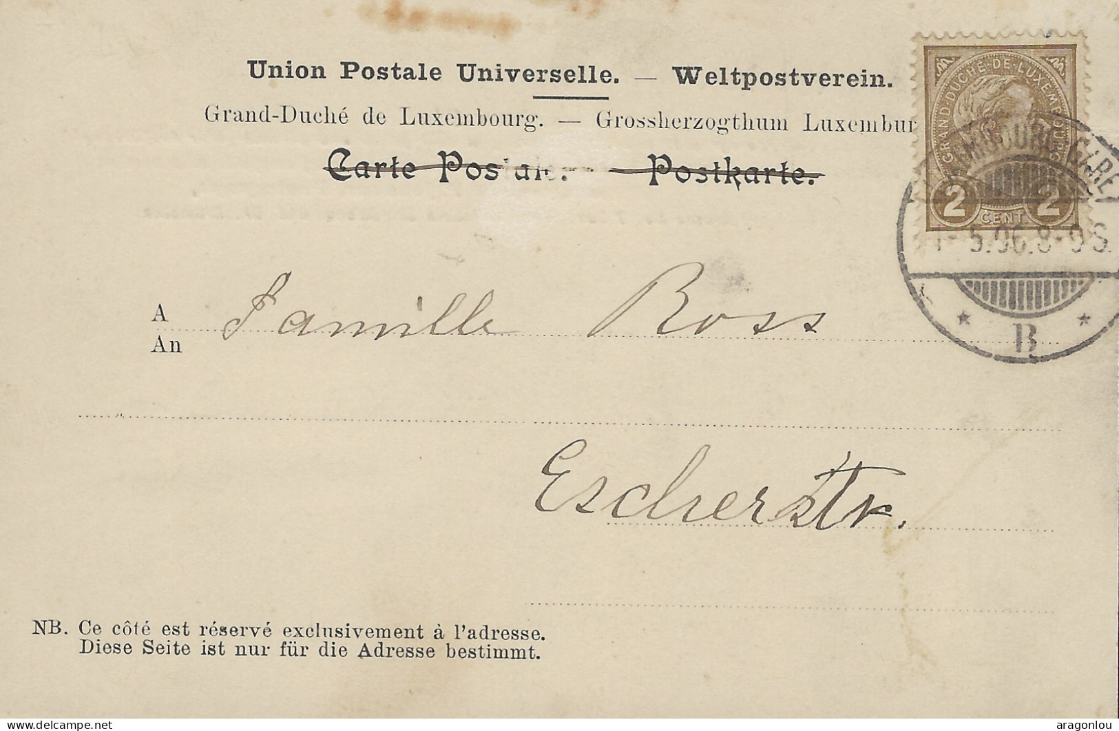 Luxembourg - Luxemburg -  GRUSS AUS WECKER - Otros & Sin Clasificación