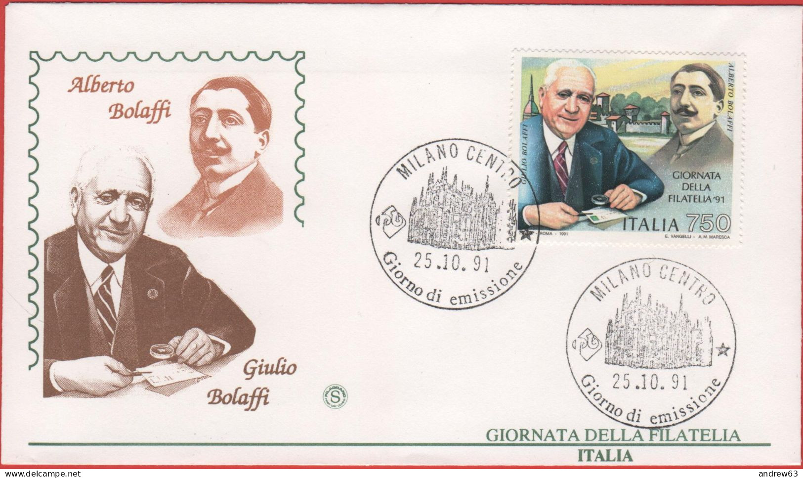 ITALIA - ITALIE - ITALY - 1991 - 6ª Giornata Della Filatelia - FDC Filagrano - FDC