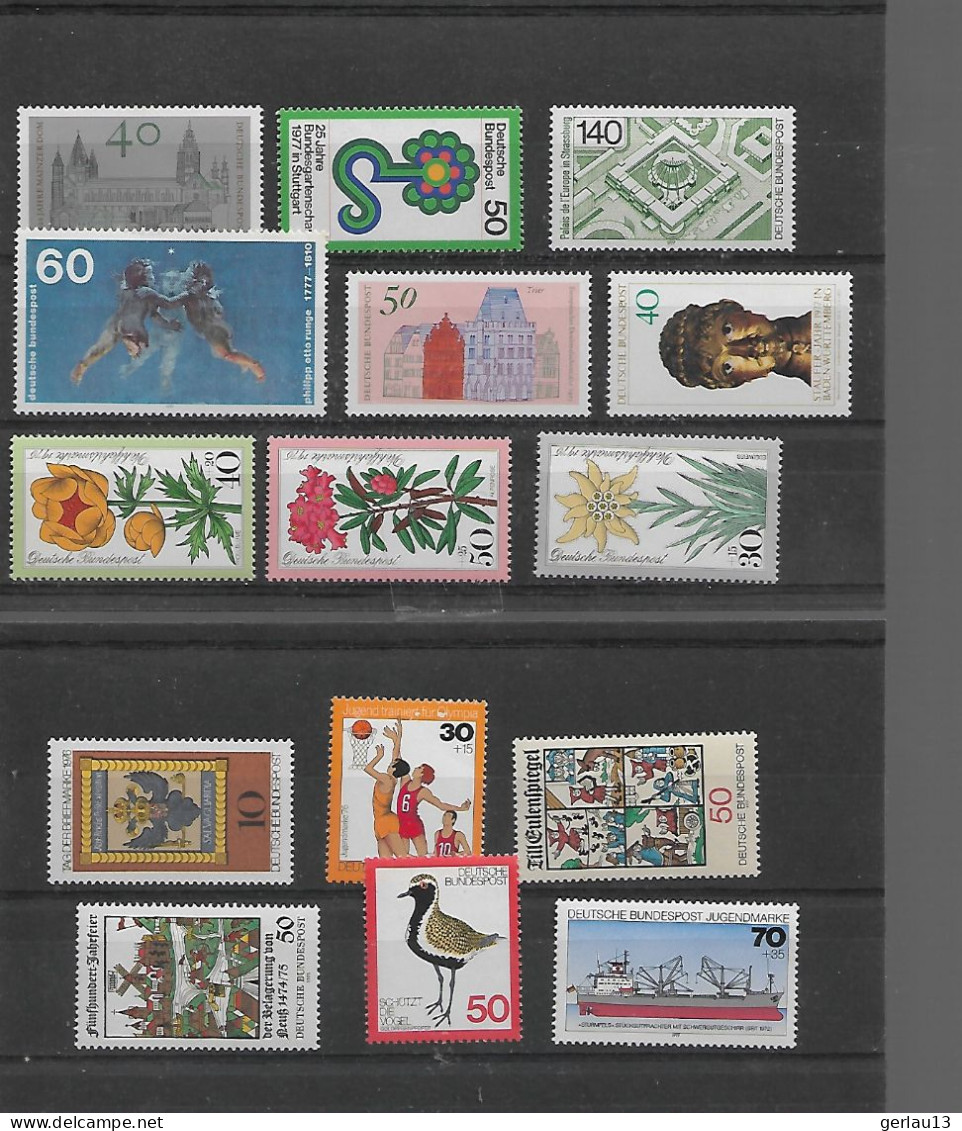 LOT  **     ALLEMAGNE DE L OUEST      NEUFS SANS CHARNIERE - Collections