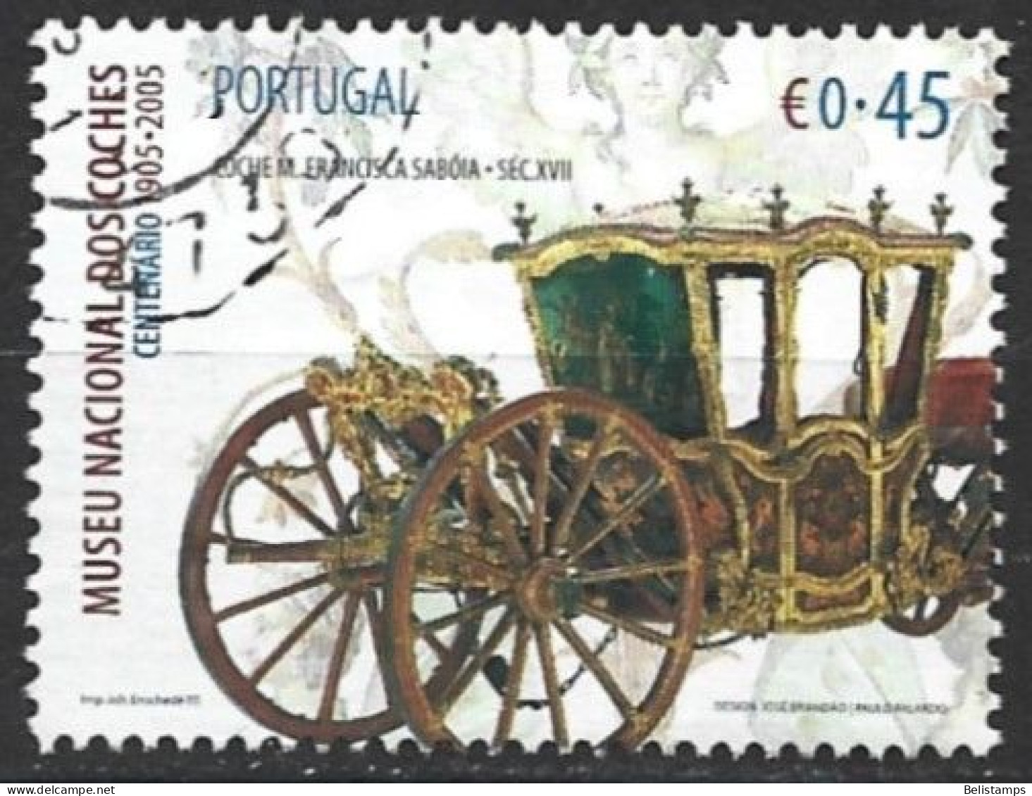 Portugal 2005. Scott #2715 (U) Coach Of Francisca Saboia, 17th Cent. - Used Stamps