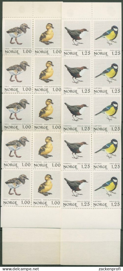 Norwegen 1980 Tiere Vögel Küken Markenheftchen MH 2/3 Postfrisch (C60774) - Booklets