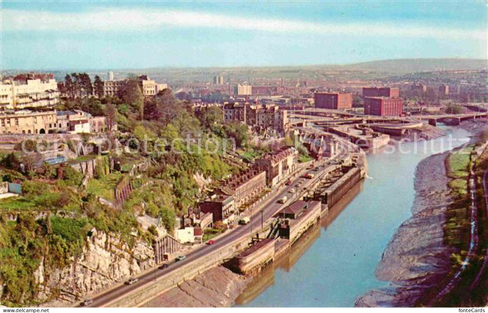 72755090 Bristol UK View From The Clifton Suspension Bridge   - Bristol