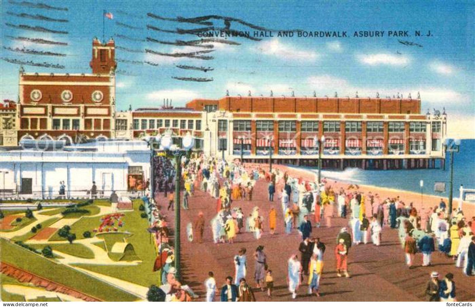 72754211 Allenhurst_New_Jersey Convention Hall And Boardwalk Asbury Park - Altri & Non Classificati