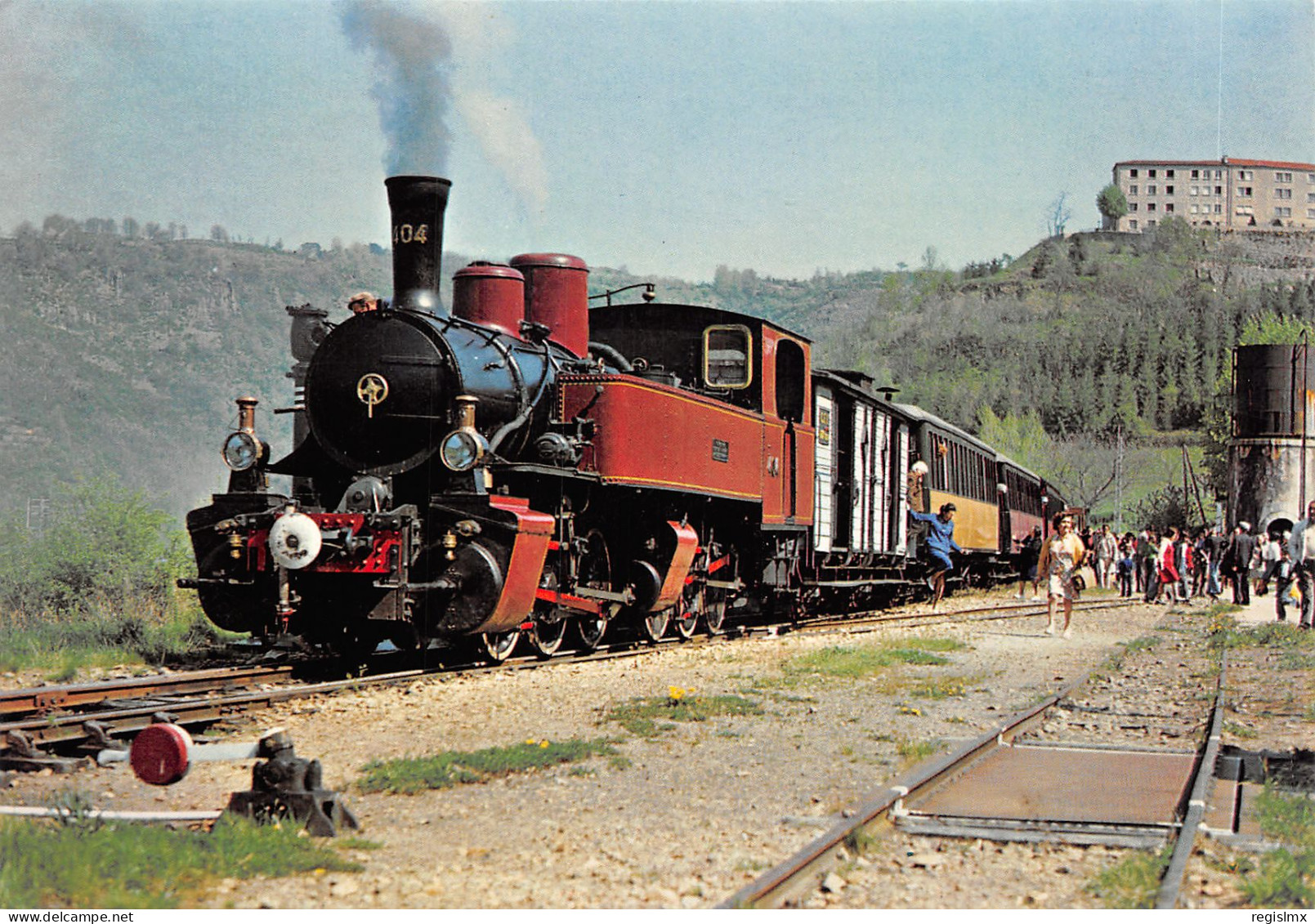 07-TOURNON-CHEMIN DE FER DU VIVARAIS-TRAIN-N°T550-A/0097 - Tournon