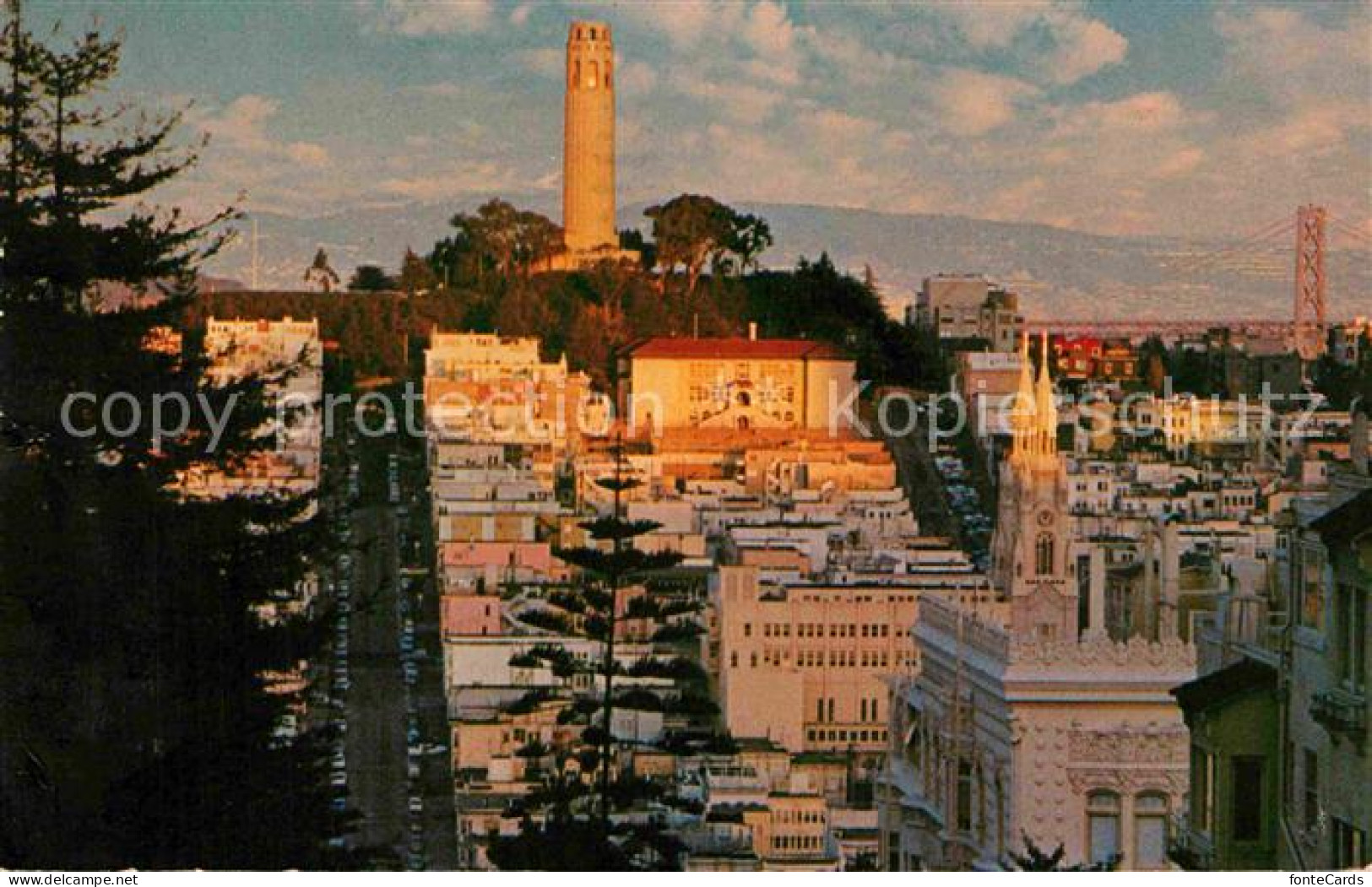 72748224 San_Francisco_California Historic Telegraph Hill Famous Coit Tower - Other & Unclassified