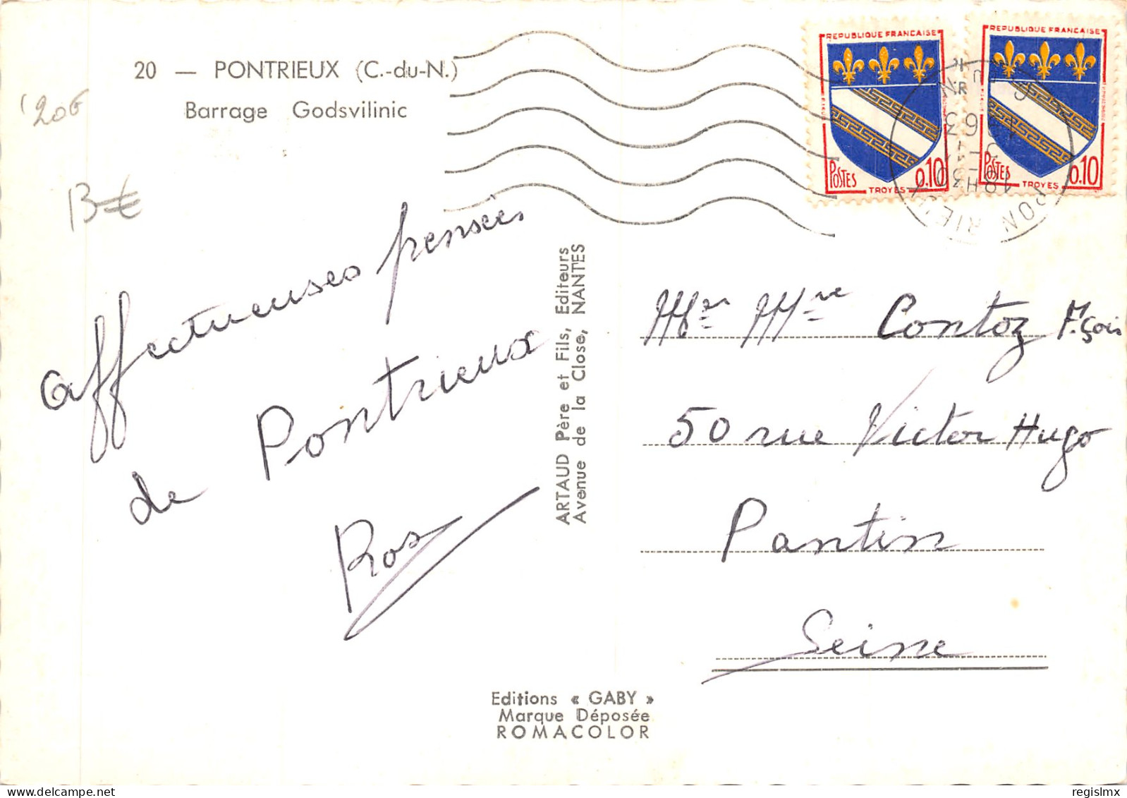 22-PONTRIEUX-BARRAGE GODSVILINIC-N°T552-D/0011 - Pontrieux