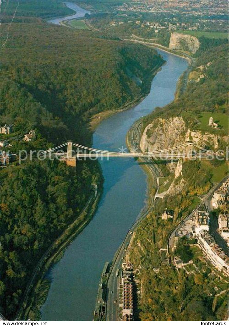 72727832 Bristol UK Fliegeraufnahme Clifton Suspension Bridge And River Avon  - Bristol