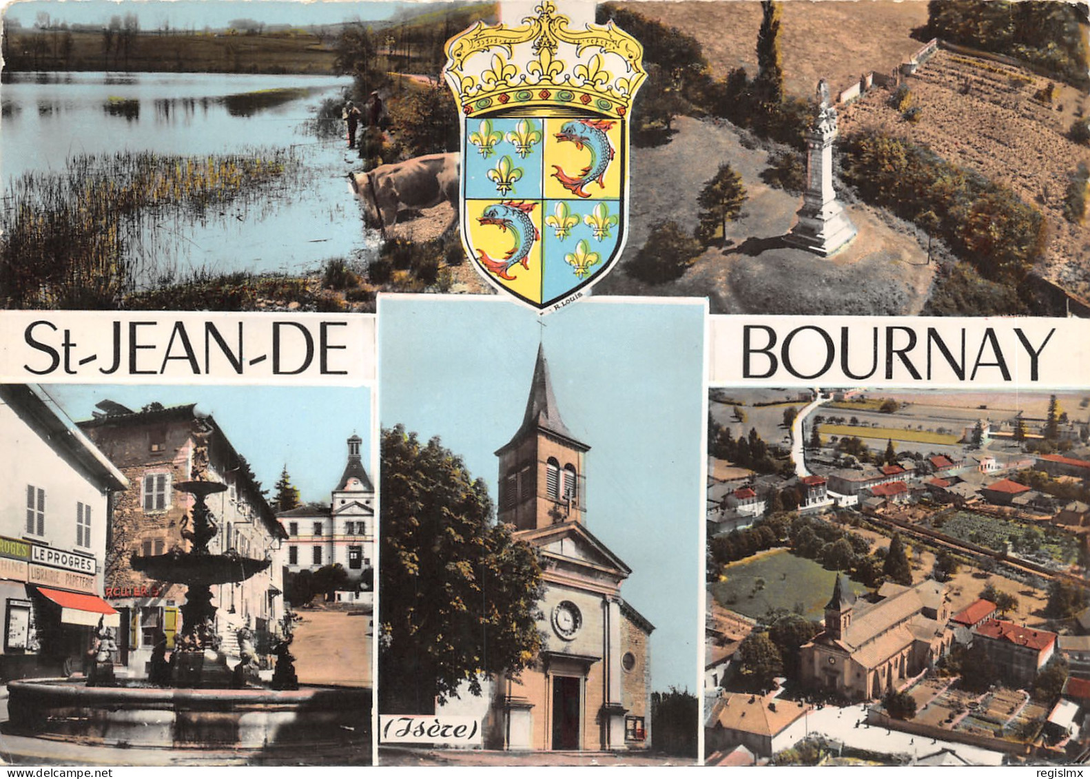 38-SAINT JEAN DE BOURNAY-N°T555-A/0319 - Saint-Jean-de-Bournay
