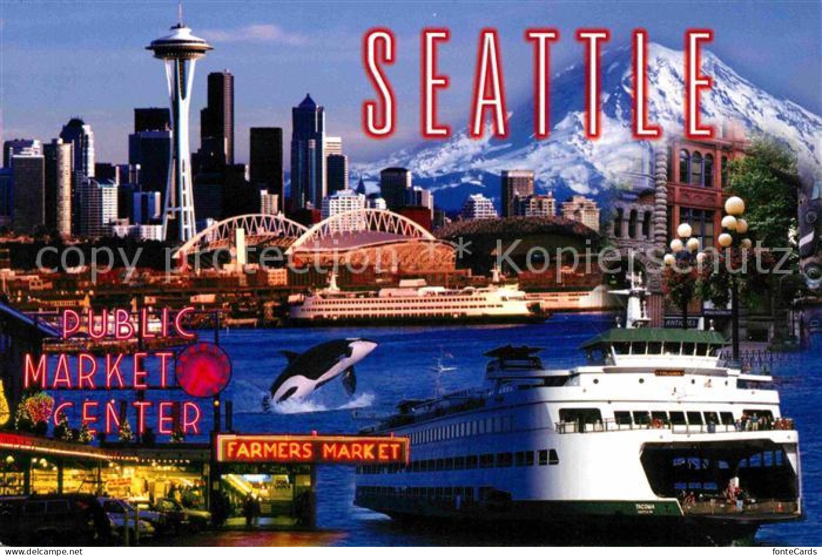 72715842 Seattle Faehre Panorama - Andere & Zonder Classificatie