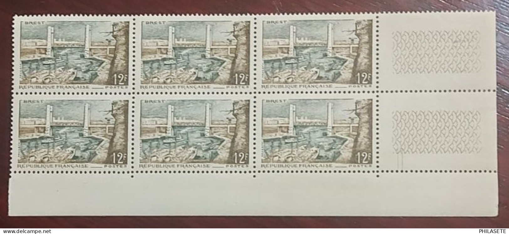 France Bloc De 6 Timbres Neuf** YV  N° 1117 Port De Brest - Nuovi