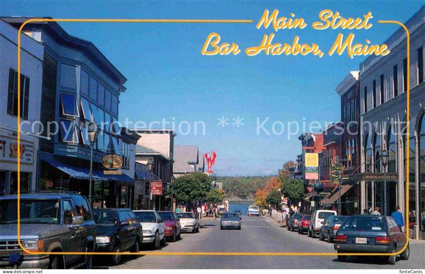 72708442 Bar_Harbor Main Street - Andere & Zonder Classificatie