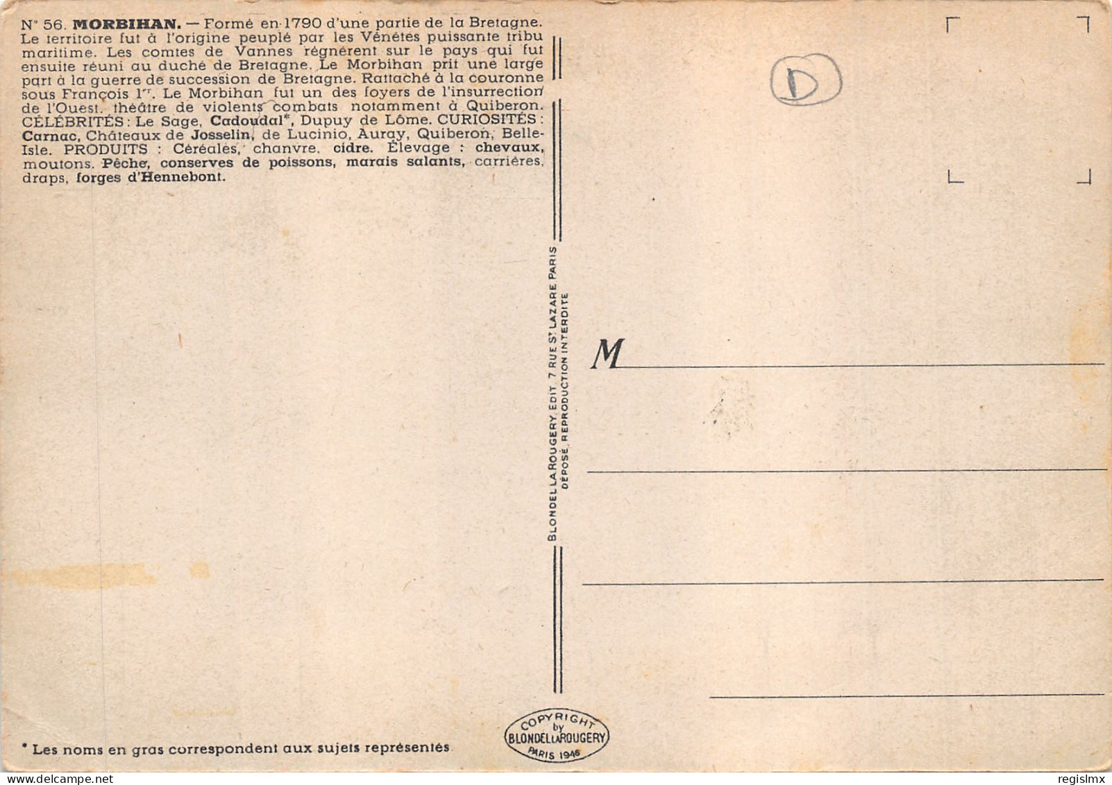 56-PANORAMA DU MORBIHAN-N°T558-C/0037 - Andere & Zonder Classificatie