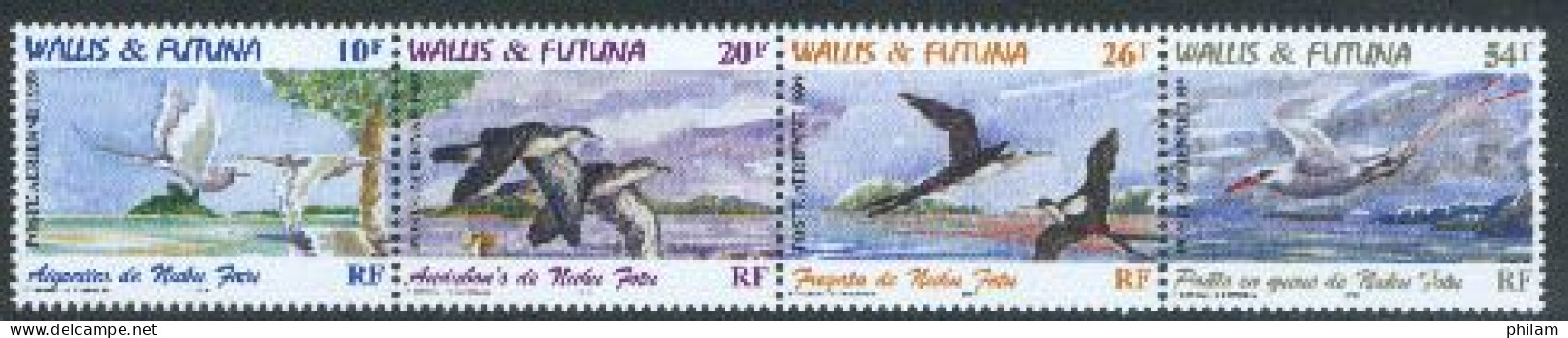 WALLIS ET FUTUNA 1999 - Oiseaux De Nuku Fotu 4 V. - Nuovi