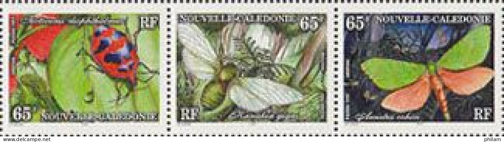 NOUVELLE CALEDONIE 1997 - Les Insectes 3 V. - Neufs