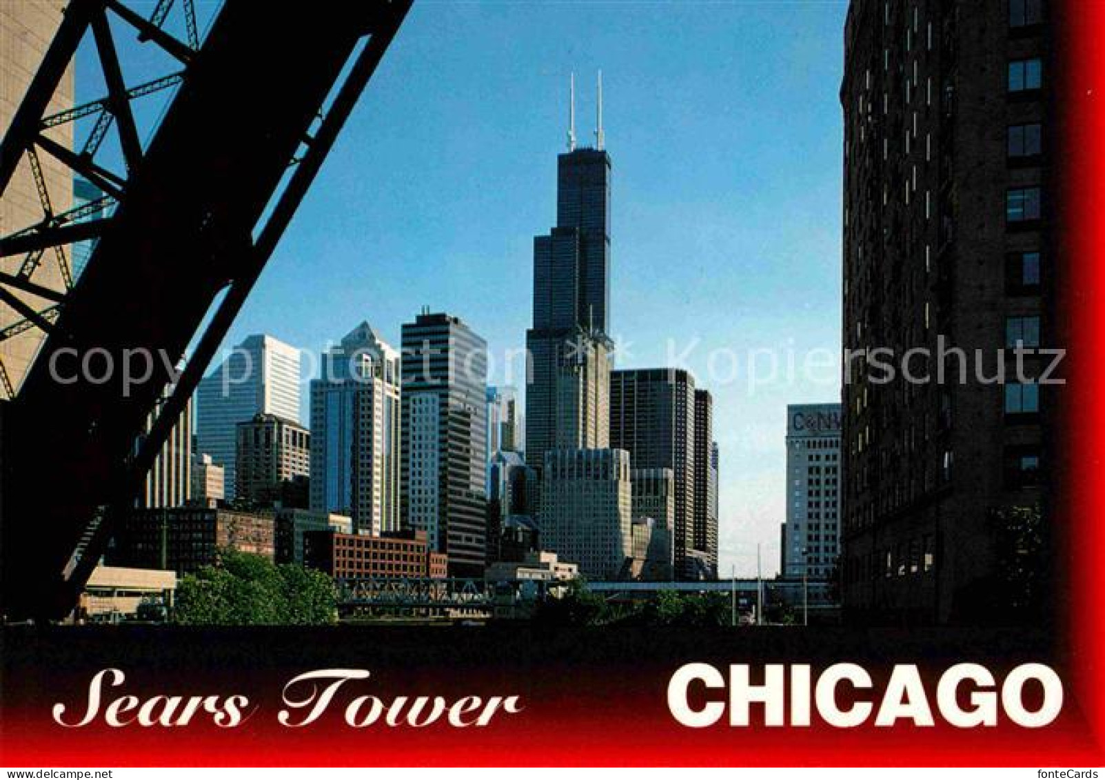 72708320 Chicago_Illinois Sears Tower - Sonstige & Ohne Zuordnung