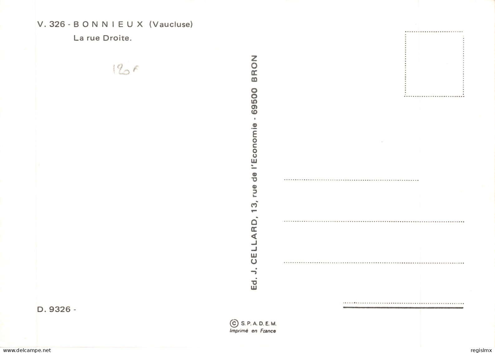84-BONNIEUX-N°T562-C/0397 - Bonnieux