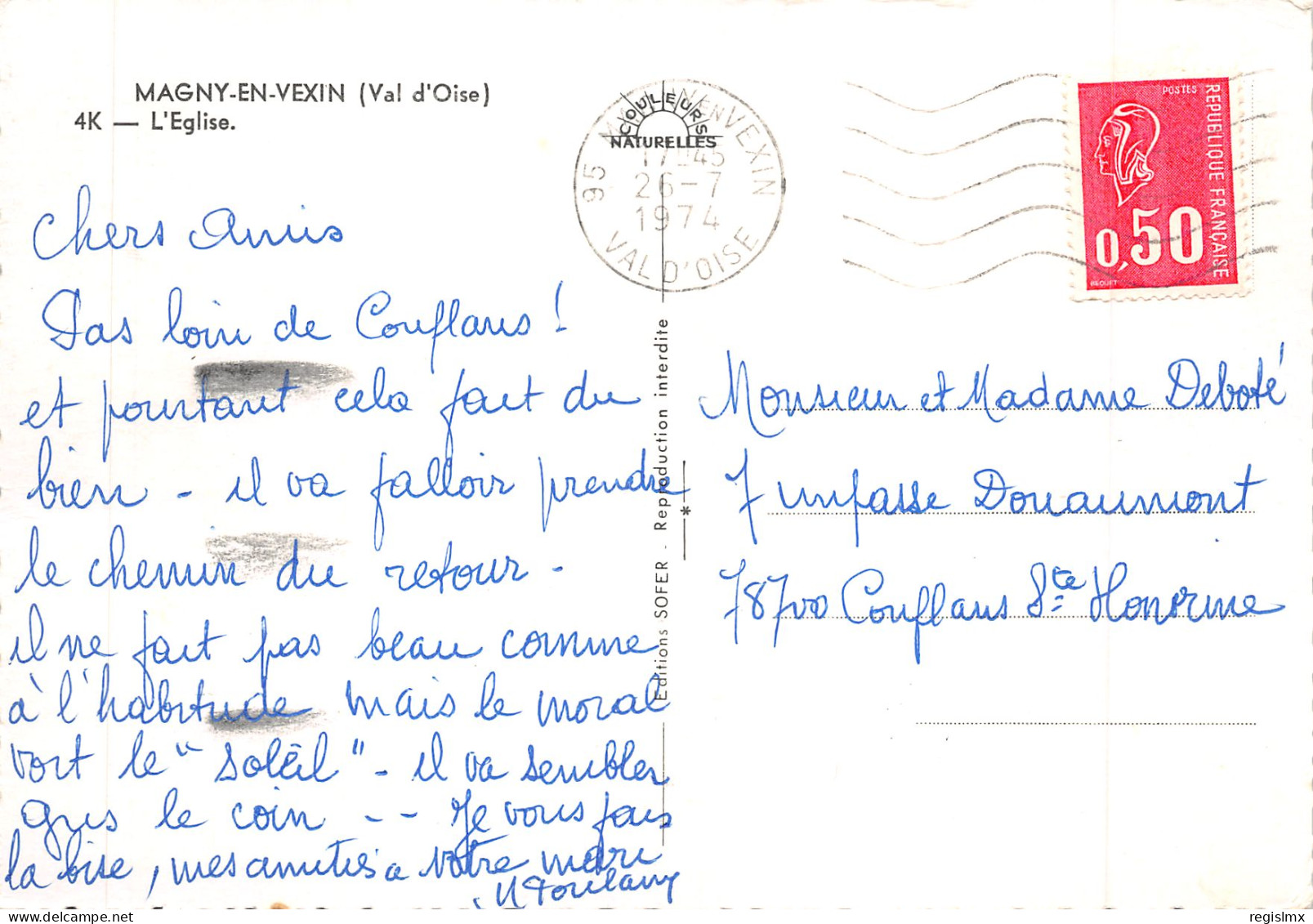 95-MAGNY EN VEXIN-N°T563-C/0069 - Magny En Vexin