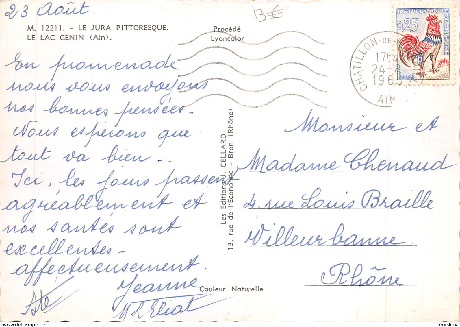 01-LE LAC GENIN-N°T564-B/0161 - Ohne Zuordnung