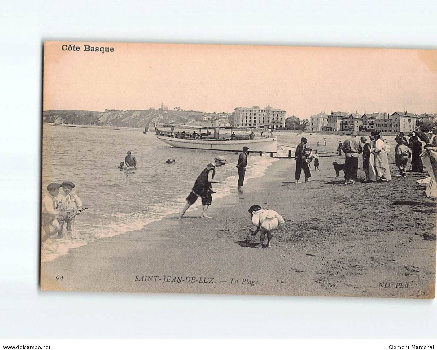 SAINT JEAN DE LUZ : La Plage - Très Bon état - Saint Jean De Luz