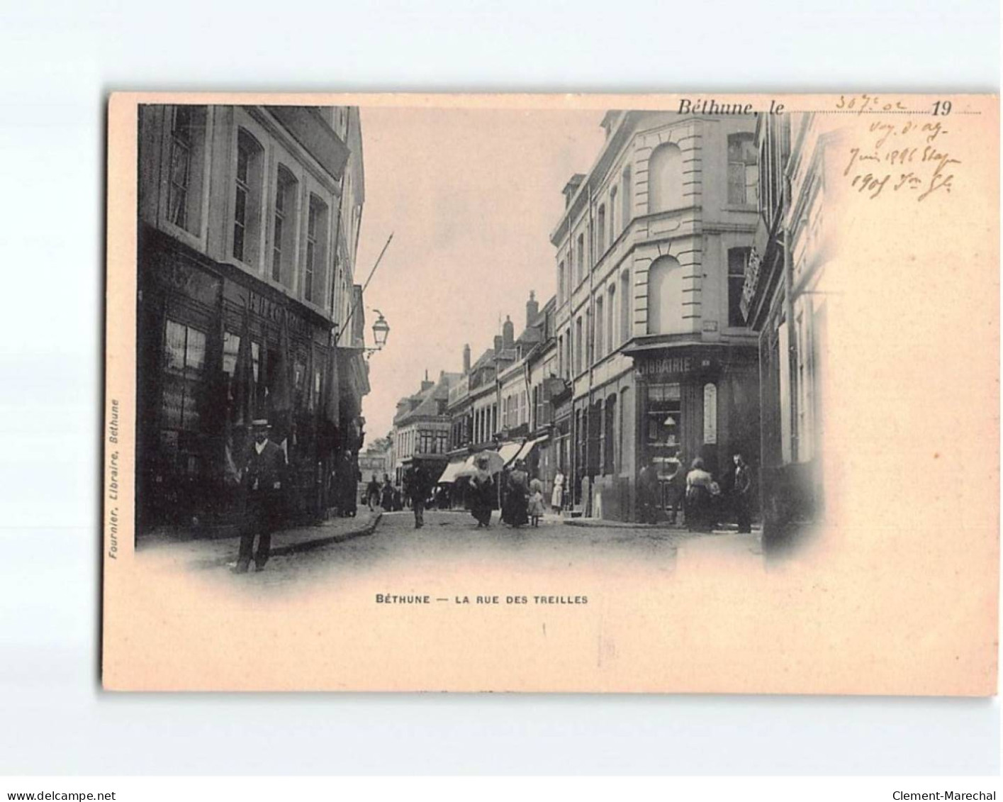 BETHUNE : La Rue Des Treilles - Très Bon état - Bethune