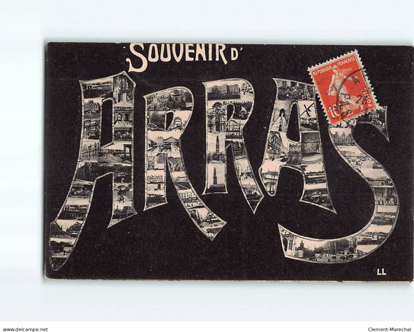 ARRAS : Carte Souvenir - Très Bon état - Arras