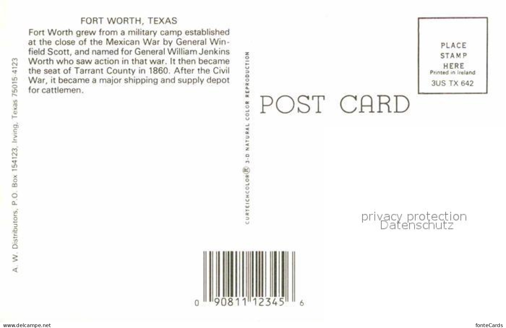 72705263 Fort_Worth Skyline  - Andere & Zonder Classificatie