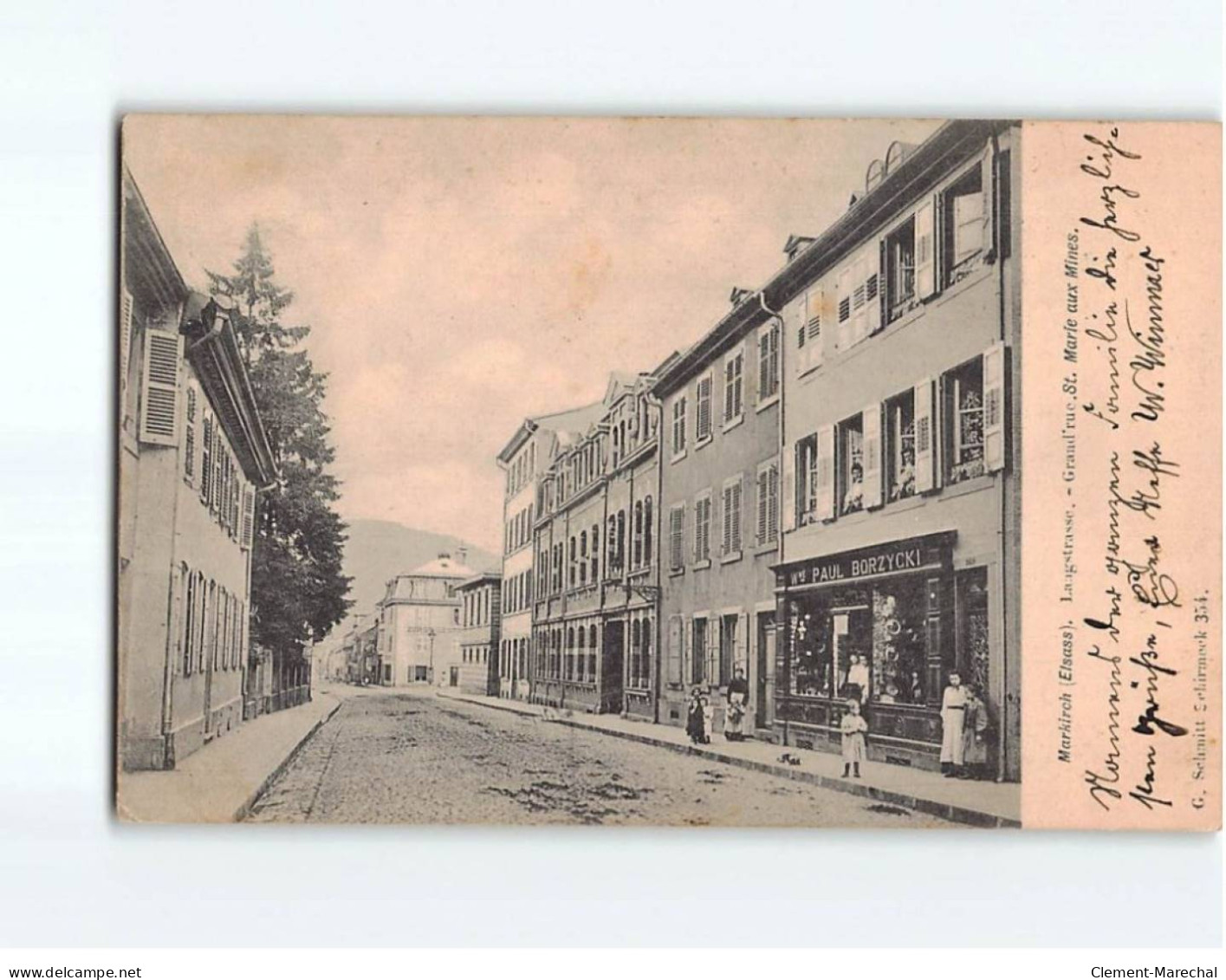 SAINTE MARIE AUX MINES : La Grande Rue - état - Sainte-Marie-aux-Mines