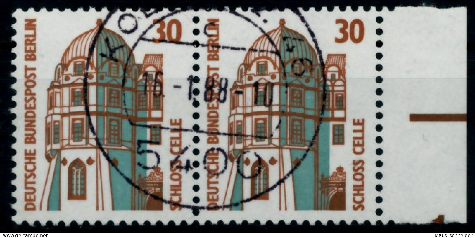 BERLIN DS SEHENSW Nr 793 Zentrisch Gestempelt WAAGR PAAR X73A18A - Used Stamps