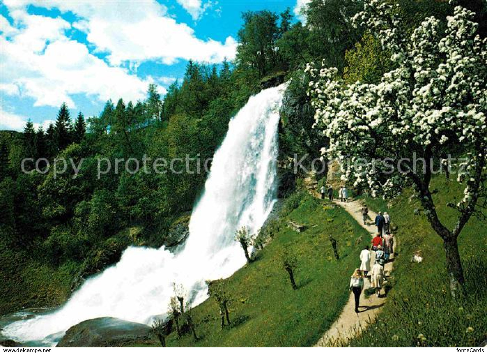 72691284 Norheimsund Steindalsfossen Wasserfall Norheimsund - Norvège