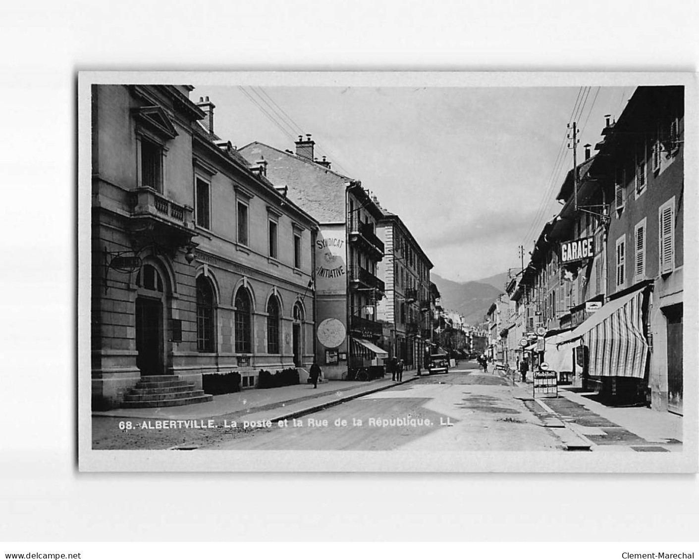 ALBERTVILLE : La Poste Et La Rue De La République - Très Bon état - Albertville