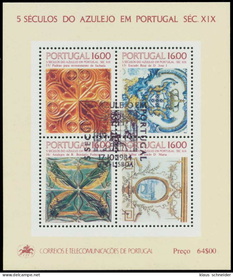 PORTUGAL Block 46 Zentrisch Gestempelt S018BD6 - Blocks & Sheetlets