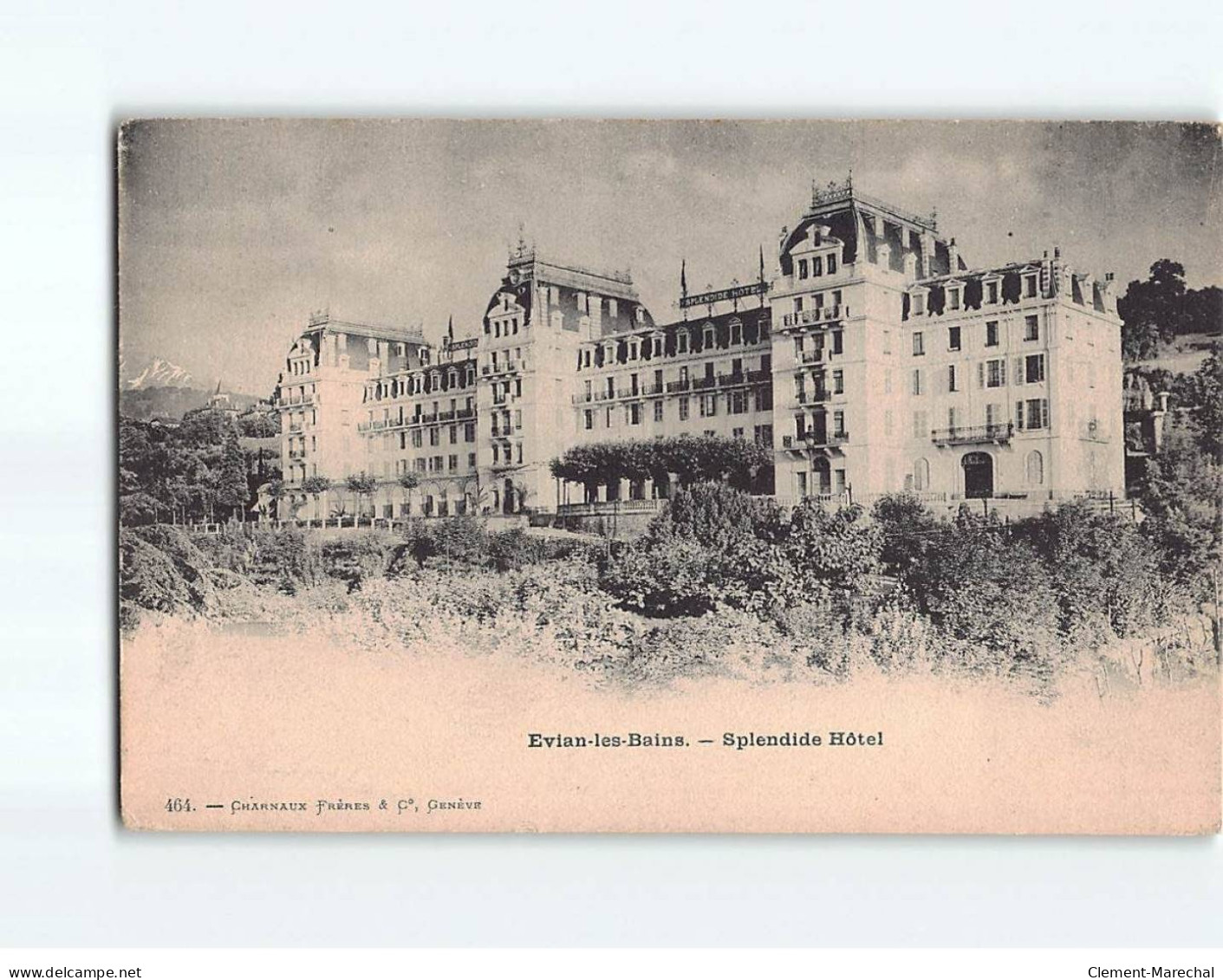 EVIAN LES BAINS : Splendide Hôtel - état - Evian-les-Bains