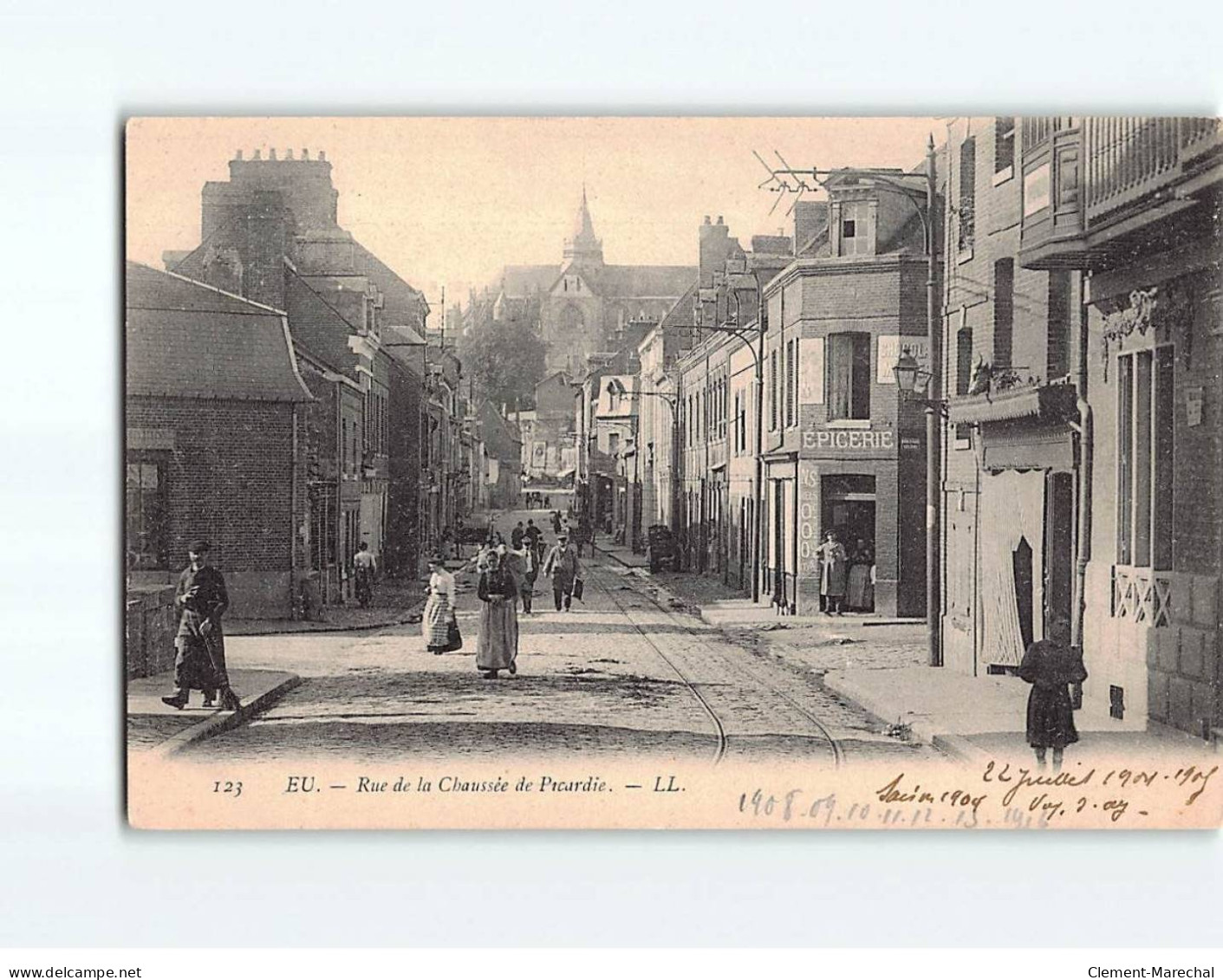 EU : Rue De La Chaussée De Picardie - Très Bon état - Eu