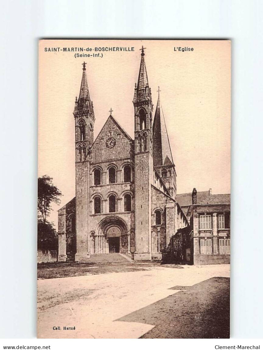 SAINT MARTIN DE BOSCHERVILLE : Eglise - Très Bon état - Saint-Martin-de-Boscherville