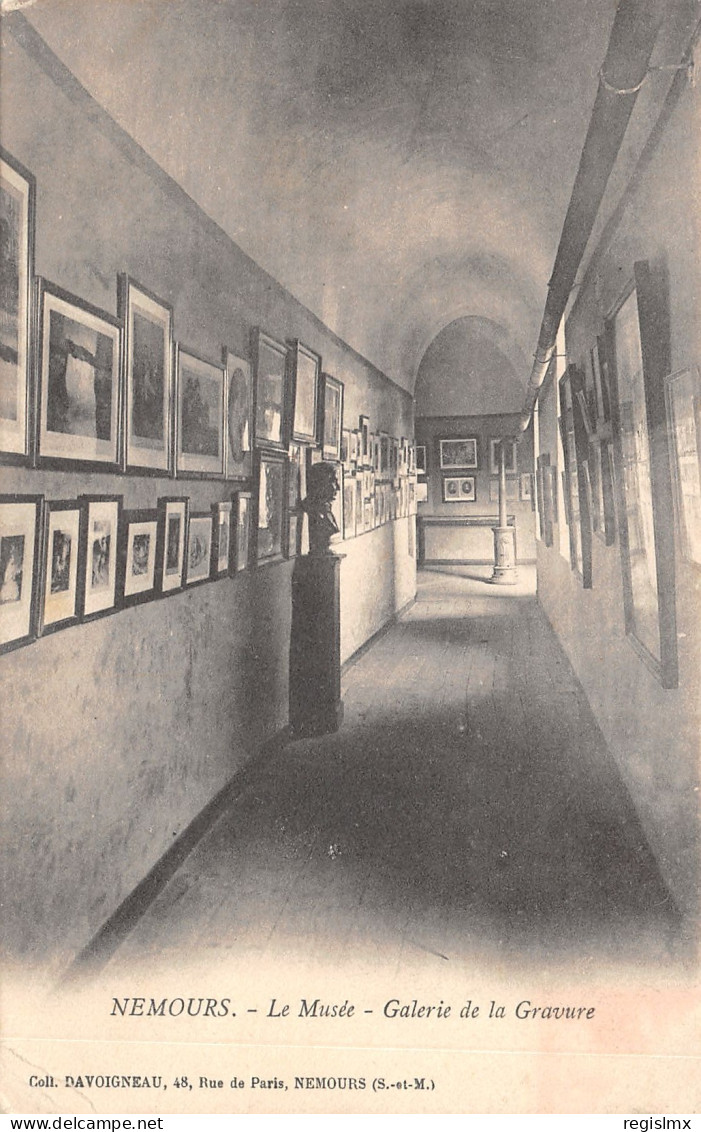 77-NEMOURS-INTERIEUR DU MUSEE-N°T2412-C/0191 - Nemours