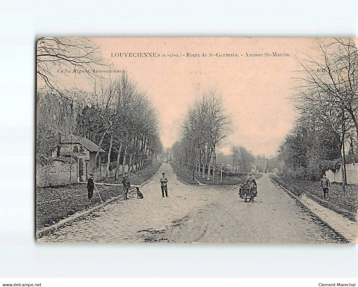 LOUVECIENNES : Route De Saint-Germain, Avenue Saint-Martin - état - Louveciennes